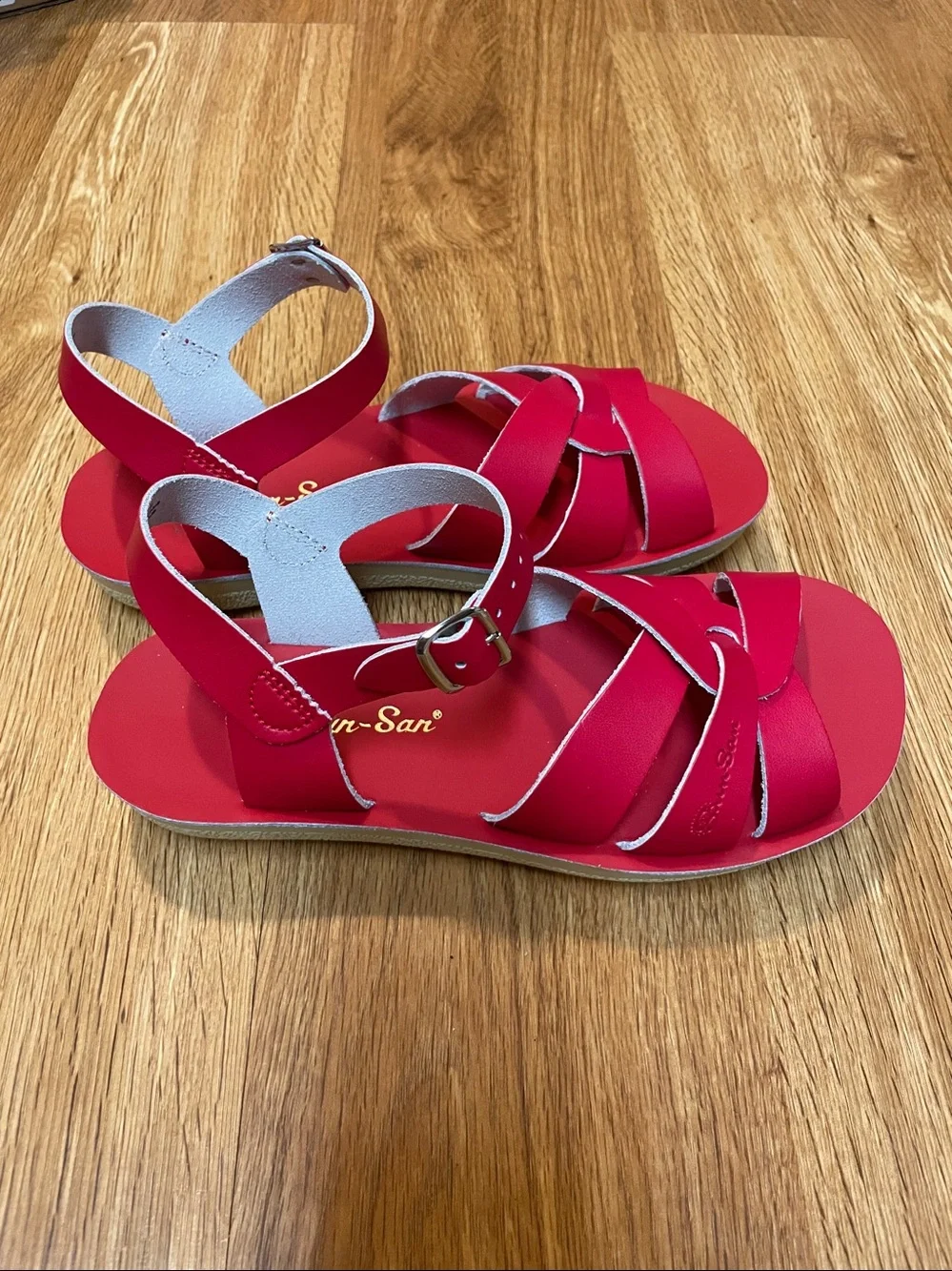Sun-San Swimmer Sandal in Red Size 4 by Hoy Shoe